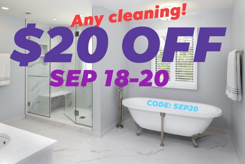 Special $20 discount for Sep 18 to 20