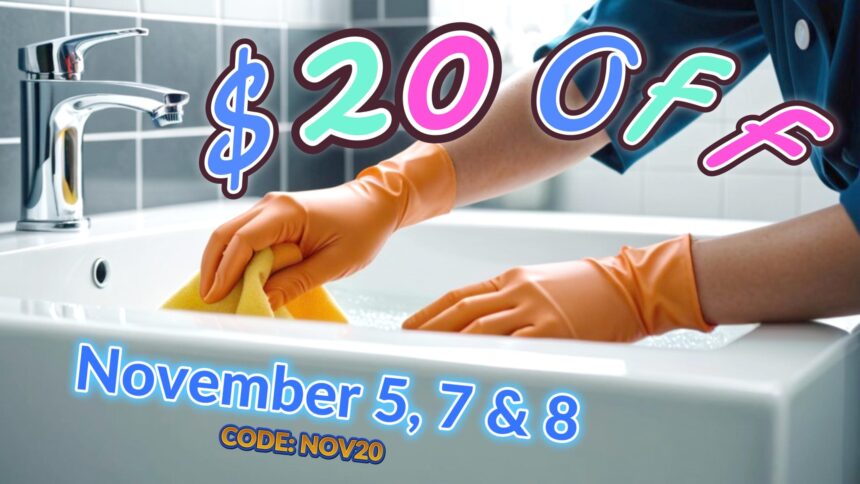 Special $20 discount for Nov 5, 7 and 8